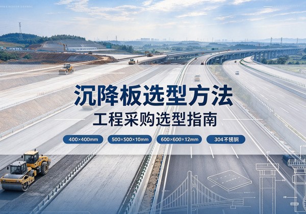 溪湖沉降板选择方法
